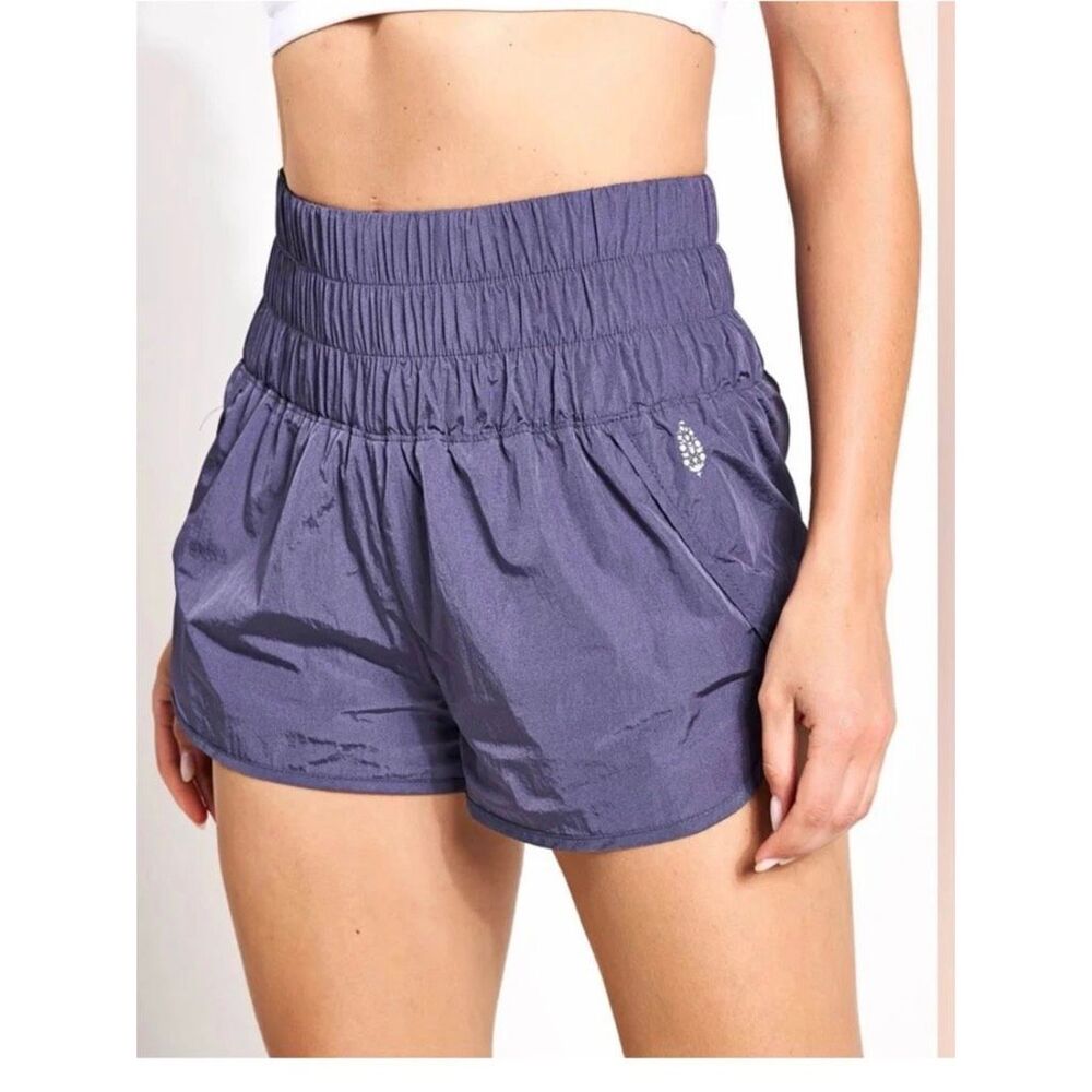 Free People Movement Purple The Way Home Shorts Medium Women